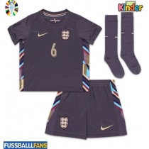 England Marc Guehi #6 Auswärts Trikotsatz Kinder EM 2024 Kurzarm (+ Kurze Hosen)